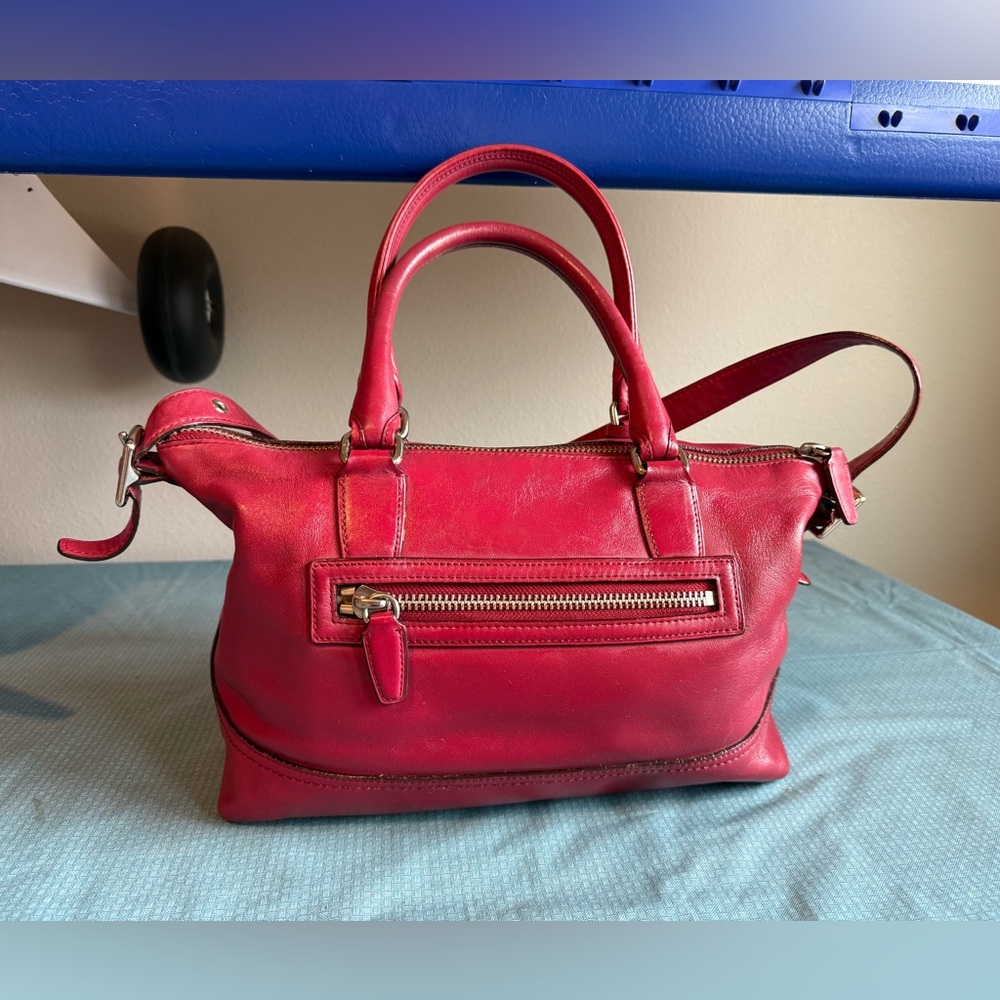 Coach Red Leather Purse